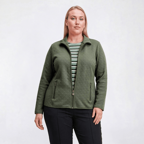 Plus Size Hasting & Smith Solid Quilted Jacket