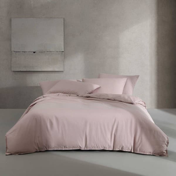 Calvin Klein Naturals Solid Cotton-Rich 3pc. Duvet Cover Set