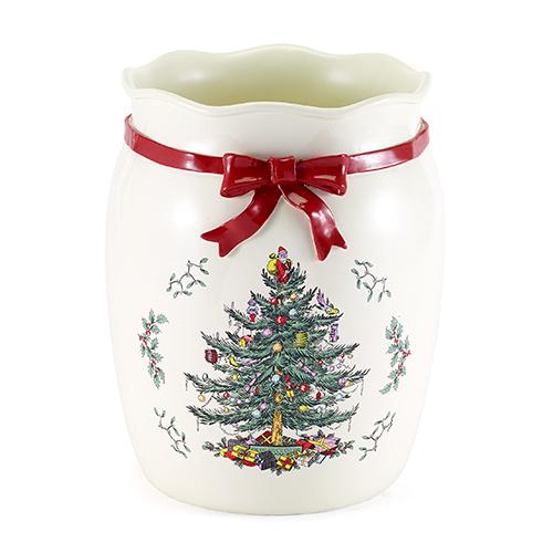 Avanti Spode Christmas Tree Red Wastebasket