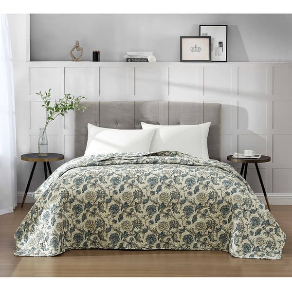 Ashley Cooper™ Paris Jacobean Reversible Quilted Bedspread - Boscov's