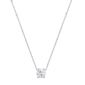 Saffron 1ctw. Moissanite Diamond Martini Pendant Necklace - image 1