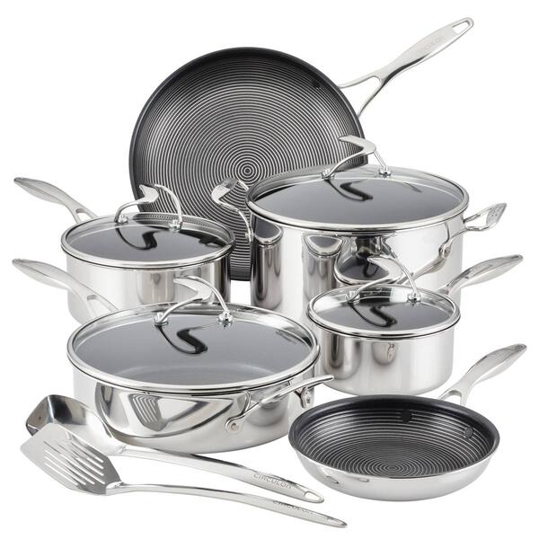 Circulon&#40;R&#41; 12pc. Stainless Steel Cookware and Utensil Set - image 