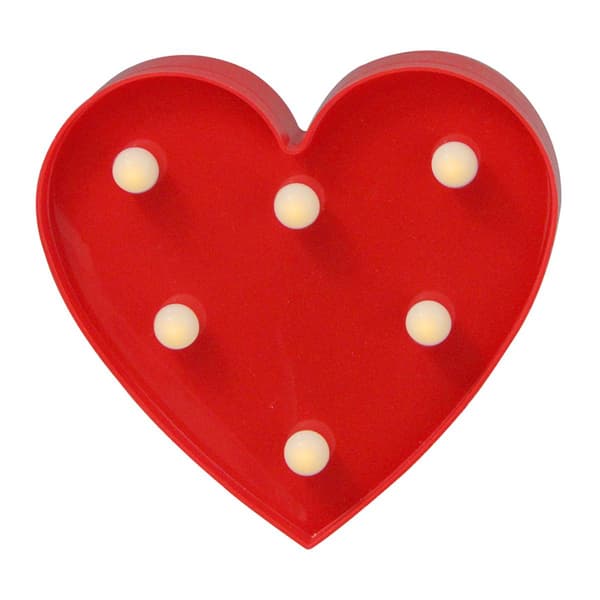 Northlight Seasonal Valentine''s Day Red Heart LED Wall Decor - image 