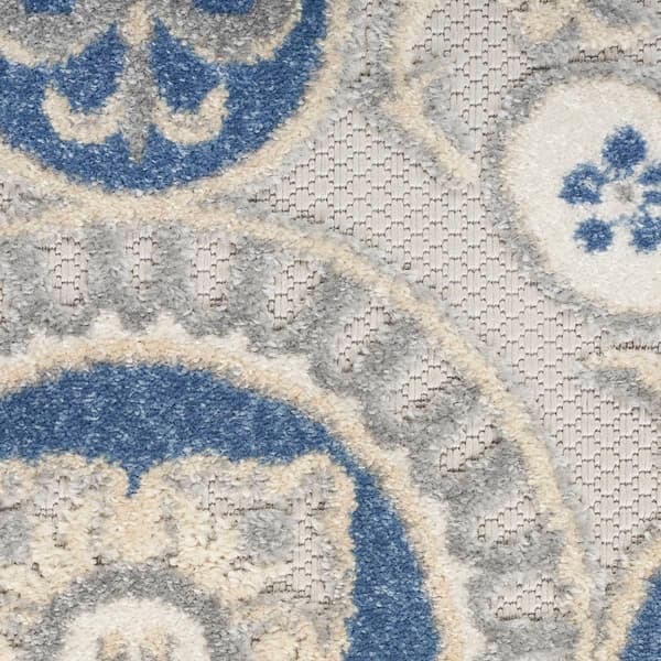 Nourison Aloha Tile Pattern Indoor/Outdoor Area Rug