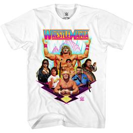 Young Mens Wrestlemania Graphic Tee