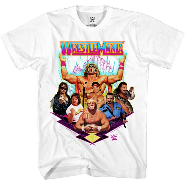 Young Mens Wrestlemania Graphic Tee - image 