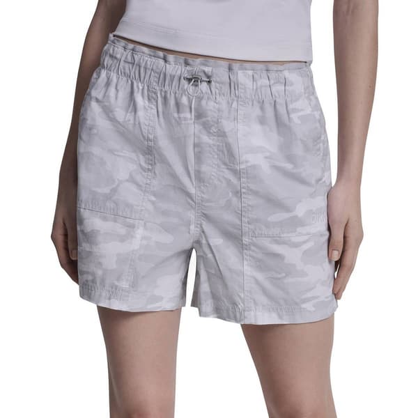 Womens DKNY Sport Mid Rise Bungee Waist Poplin 4.5 Inch Inseam S - image 