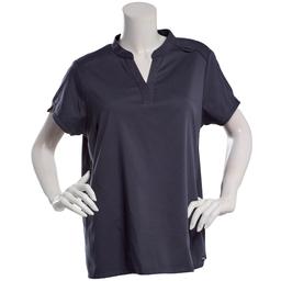 Womens Grey''s Anatomy Short Sleeve Banded Collar Scrub Top