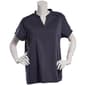 Womens Grey''s Anatomy Short Sleeve Banded Collar Scrub Top - image 4