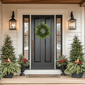 Northlight Real Touch™ Pinecones & Jingle Bells Christmas Wreath - image 4