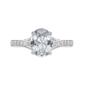 Sterling Silver Ring w/ White Topaz Gemstones - image 4