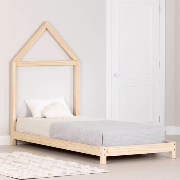 South Shore Sweedi Twin Bed w/House Frame Headboard