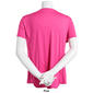 Womens Muk Luks Short Sleeve Solid Scoop Pajama Tee - image 2