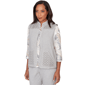 Womens Alfred Dunner Comfort & Joy Quilted Snap Front Vest - image 3