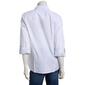 Womens Nautica Jeans Solid Roll Tab Sleeve Casual Button Down - image 3