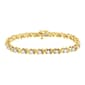 Diamond Classics&#40;tm&#41; 10kt. Yellow Gold Diamond X Link Bracelet - image 1