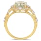 Gemstones Classics™ 14kt. Yellow Gold Green Amethyst Vintage Ring - image 3