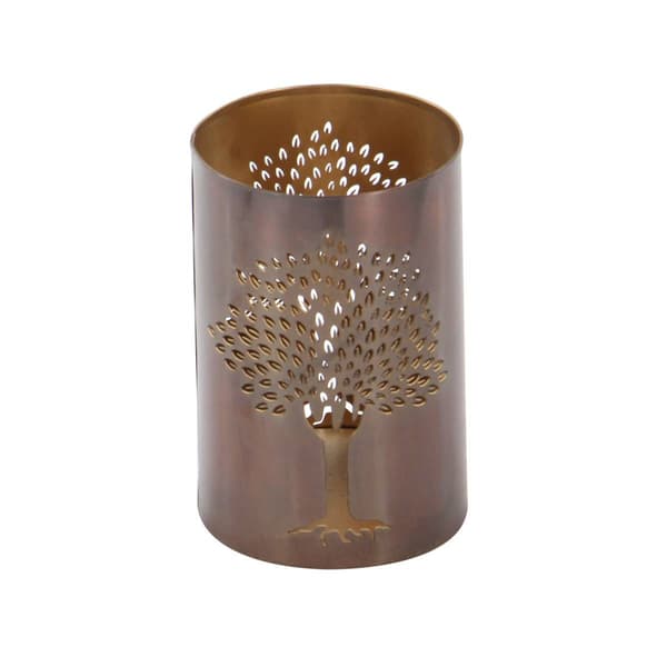 9th & Pike&#174; Cylindrical Pierced Metal Candle Holders - Set of 3