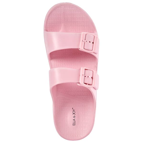 Womens Ella & Joy Wedge EVA Slide Sandals