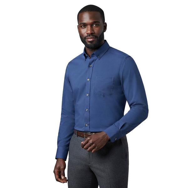 Mens Christian Aujard Fitted Dress Shirt  Anchor Blue - image 