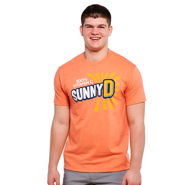 Young Mens Sunny D Short Sleeve Graphic Tee - image 