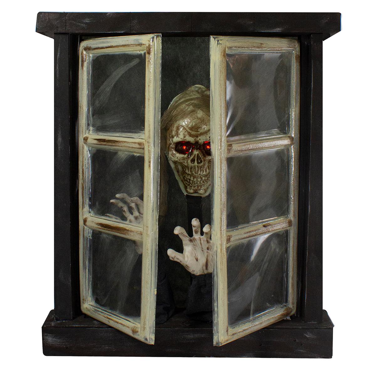 Open Video Modal for Northlight Seasonal 29in. Animated Opening Window Halloween Decor
