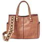 DS Fashion NY Triple Compartment Satchel - image 2