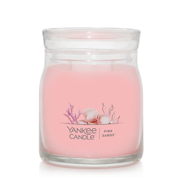 Yankee Candle&#40;R&#41; 13oz. Signature Pink Sands&#40;tm&#41; Medium Jar Candle - image 