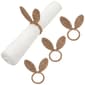 Natural Bunny Ears Napkin Ring Set Of 4 - image 1