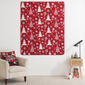 Greenland Home Fashions™ Peppermint Party Reversible Throw - image 3
