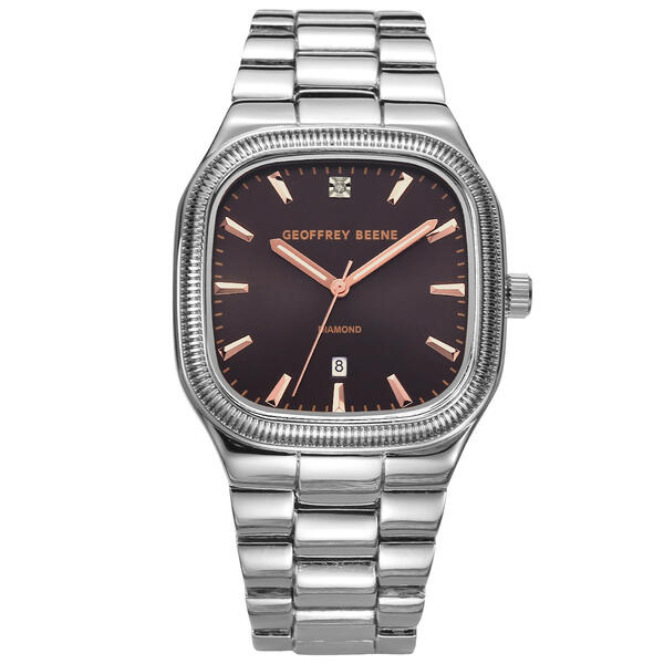 Mens Geoffrey Beene&#40;R&#41; Square Bracelet Watch - GBA0040SL - image 