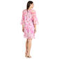 Petite R&M Richards 3/4 Sleeve Floral Ruffle Trim Shift Dress - image 3