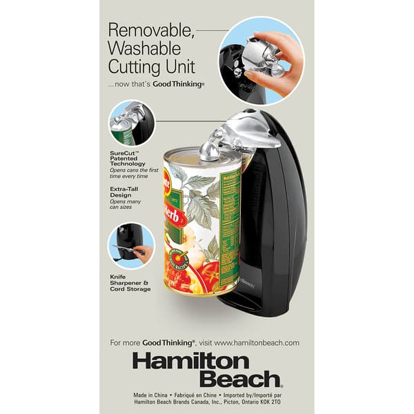 Hamilton® Beach Tall Can Opener