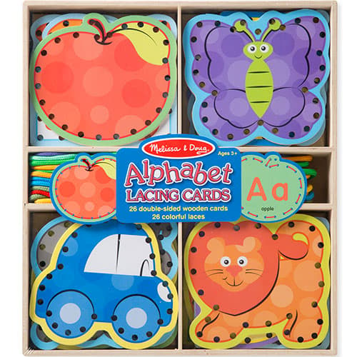 Melissa &amp; Doug® Alphabet Lacing Cards