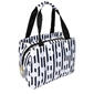 Isaac Mizrahi Inwood Deluxe Dotted Stripe Lunch Tote - image 3