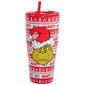 R Squared Grinch Ugly Sweater Stainless Steel Tumbler with Straw - image 2