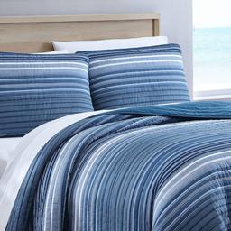 Nautica Coveside 136 Thread Count Reversible Quilt Set