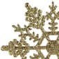 Northlight Seasonal 24pk. Gold Glitter Snowflake Ornaments - image 3