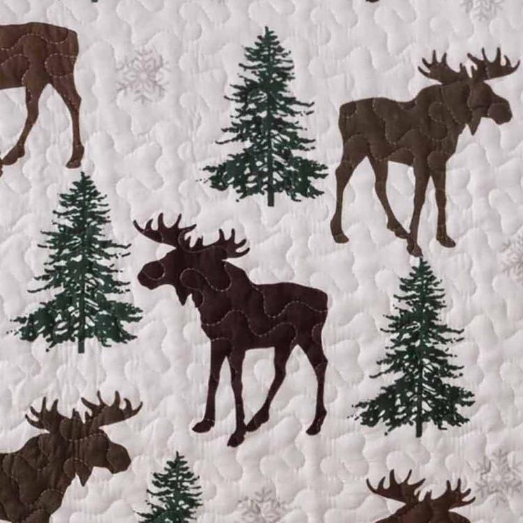 FreshFolds 3pc. Premium Nature Reversible Bedspread Quilt Set