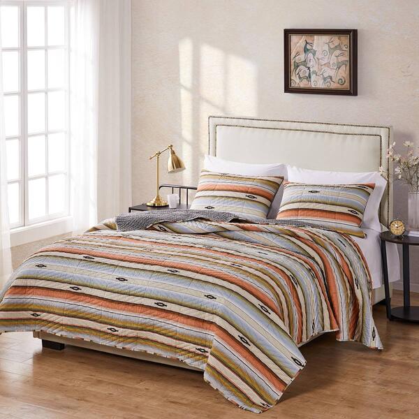 Greenland Home Fashions&#40;tm&#41; Painted Desert Boho Quilt Set - image 