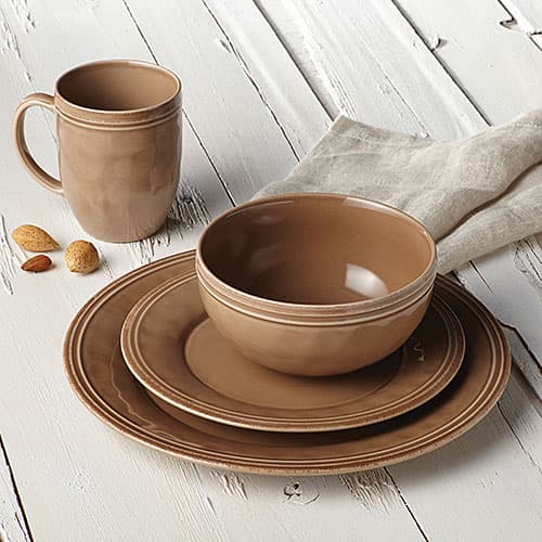 Rachael Ray Cucina 16pc. Dinnerware Set - Brown