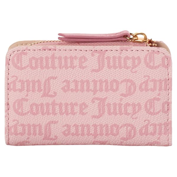 Womens Juicy Couture Floral Double Snap Pouch Wallet