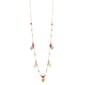 Ashley Cooper(tm) Coral Bead Station Sealife Drop Long Necklace - image 1