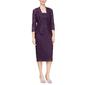 Womens SLNY Lace Tea Length Jacket Dress - image 1