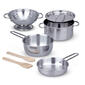 Melissa & Doug&#40;R&#41; Let's Play House! Stainless Steel Pots & Pans Set - image 1
