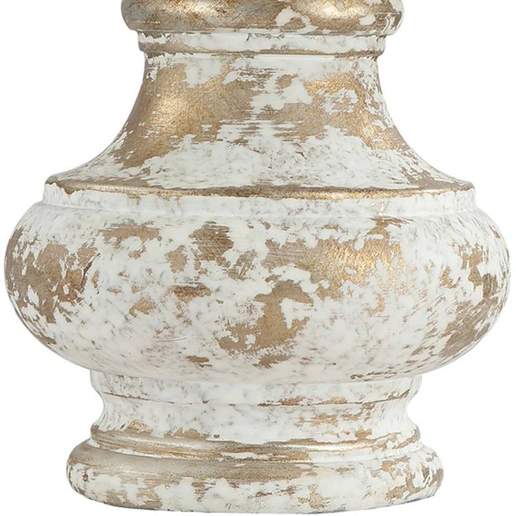 9th & Pike® 12in. Gold and White Table Lamp