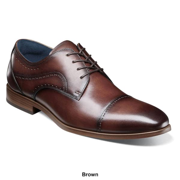 Mens Stacy Adams Bryant Cap Toe Lace Oxfords