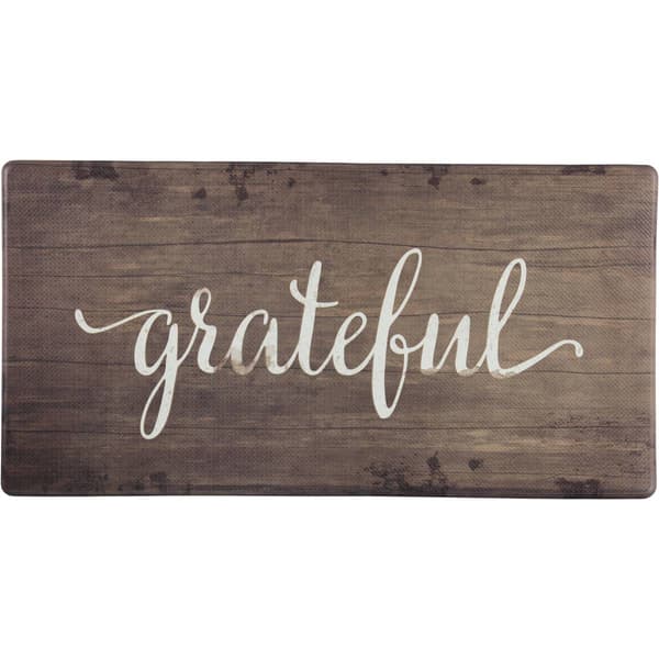 J&V Textiles Cloud Comfort Anti-Fatigue Grateful Kitchen Mat