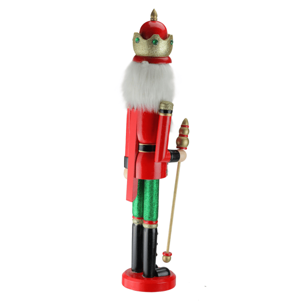 Northlight 24in. Red & Green Wooden Christmas Nutcracker King