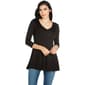 Womens 24/7 Comfort Apparel V-Neck Tunic - image 1
